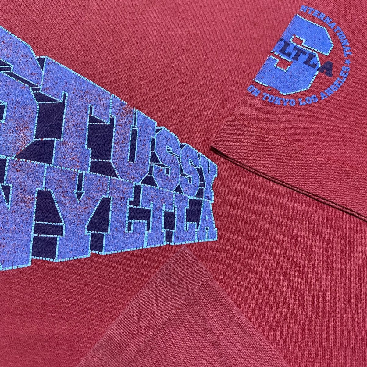 Stussy Rare‼️🔥Vintage Stussy NYLTLA Big SpellOut Distress T-Shirt Size US M / EU 48-50 / 2 - 9 Thumbnail
