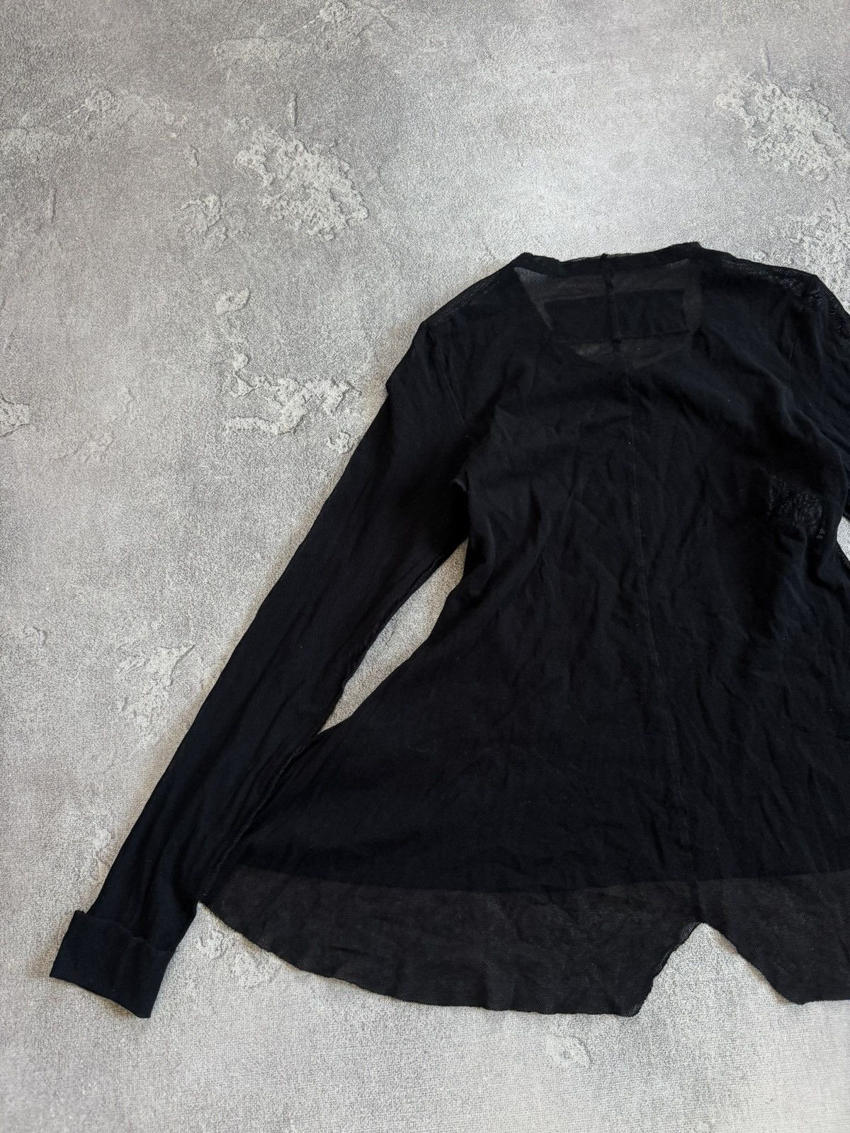 Rundholz Rundholz S/size mesh black dress avantgarde long sleeve y2k Size S / US 4 / IT 40 - 16 Thumbnail