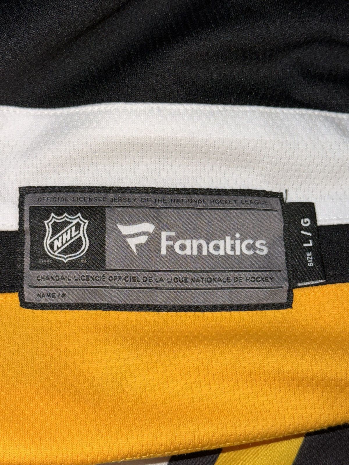 NHL Fanatics Breakaway NHL Hockey Pittsburgh Penguins Jersey LG Size US L / EU 52-54 / 3 - 10 Thumbnail