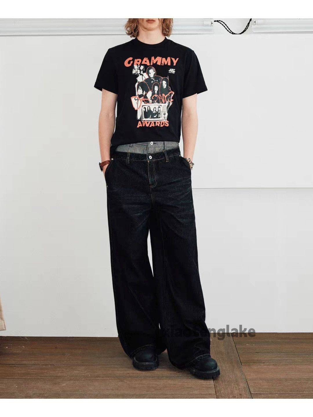 Japanese Brand × Vintage utility loose baggy patchwork double waist hiphop jeans Size US 34 / EU 50 - 2 Thumbnail