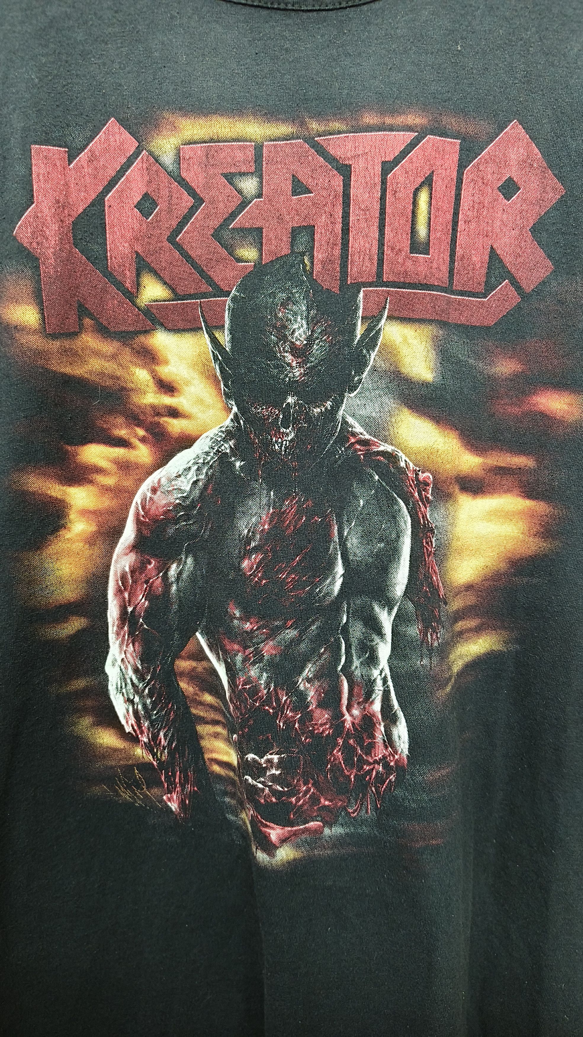 Band Tees Vintage 90s KREATOR Rock Band Singlet Size US XL / EU 56 / 4 - 2 Thumbnail