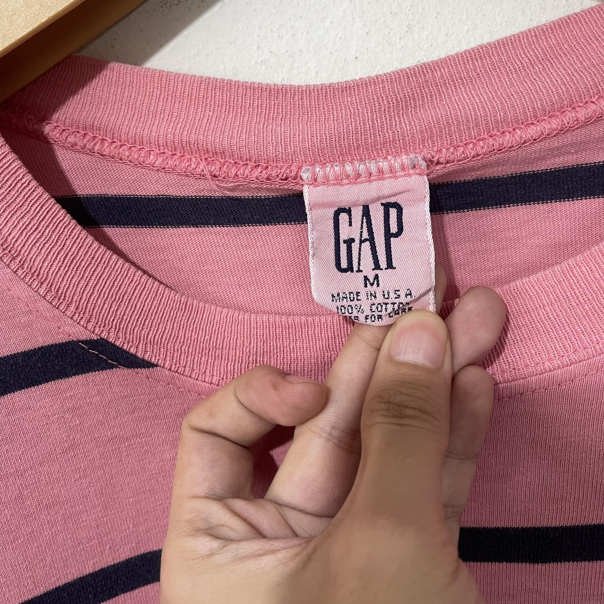 Gap Vintage 90s Gap Striped T-Shirt Size US XL / EU 56 / 4 - 5 Thumbnail