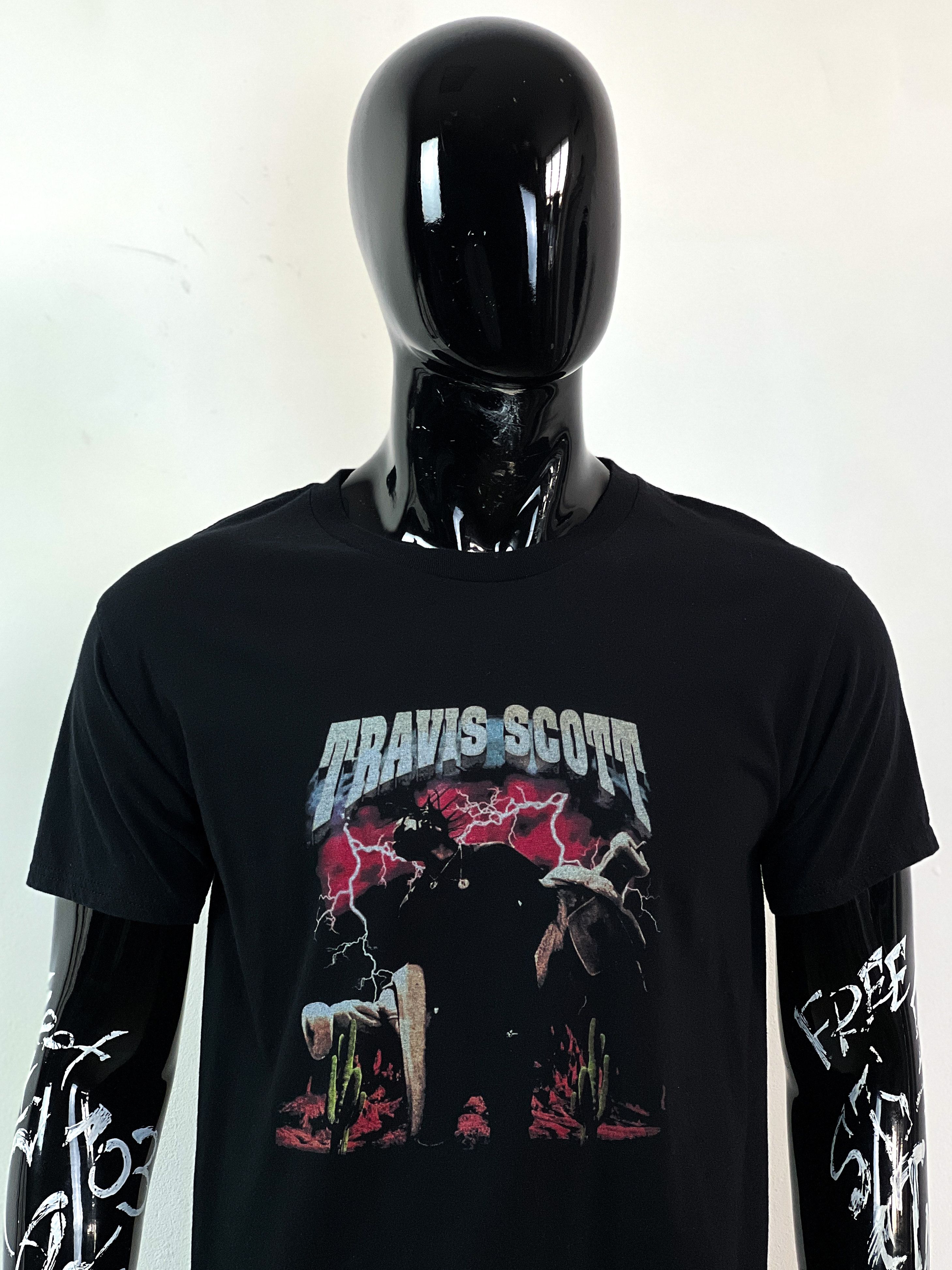 Rap Tees Travis Scott Tour Rodeo 2015 t-shirt Size US M / EU 48-50 / 2 - 8 Thumbnail