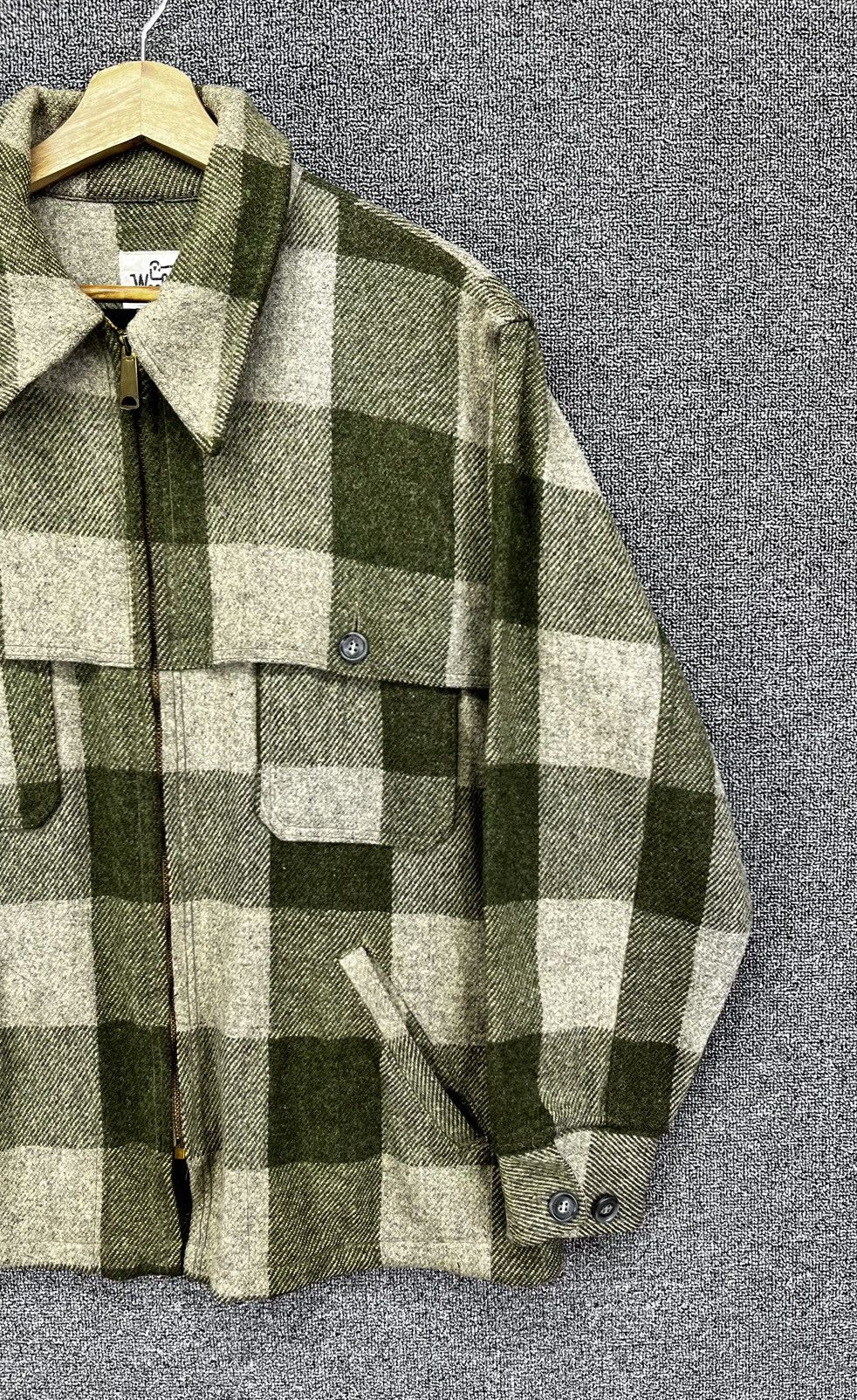 Woolrich Woolen Mills Vintage 80s Woolrich Shadow Plaid Jacket Size US M / EU 48-50 / 2 - 3 Thumbnail