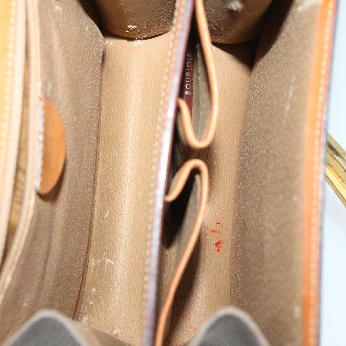 CELINE Macadam Canvas Hand Bag Pvc Brown