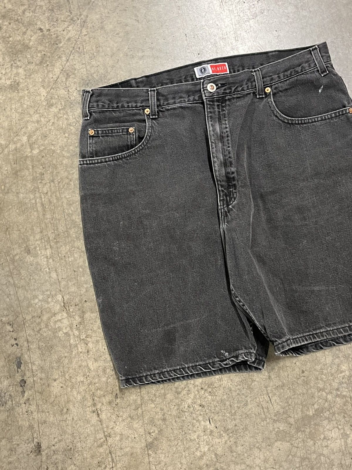 Vintage Jorts baggy fit vintage black pair streetwear skater Size US 36 / EU 52 - 7 Thumbnail