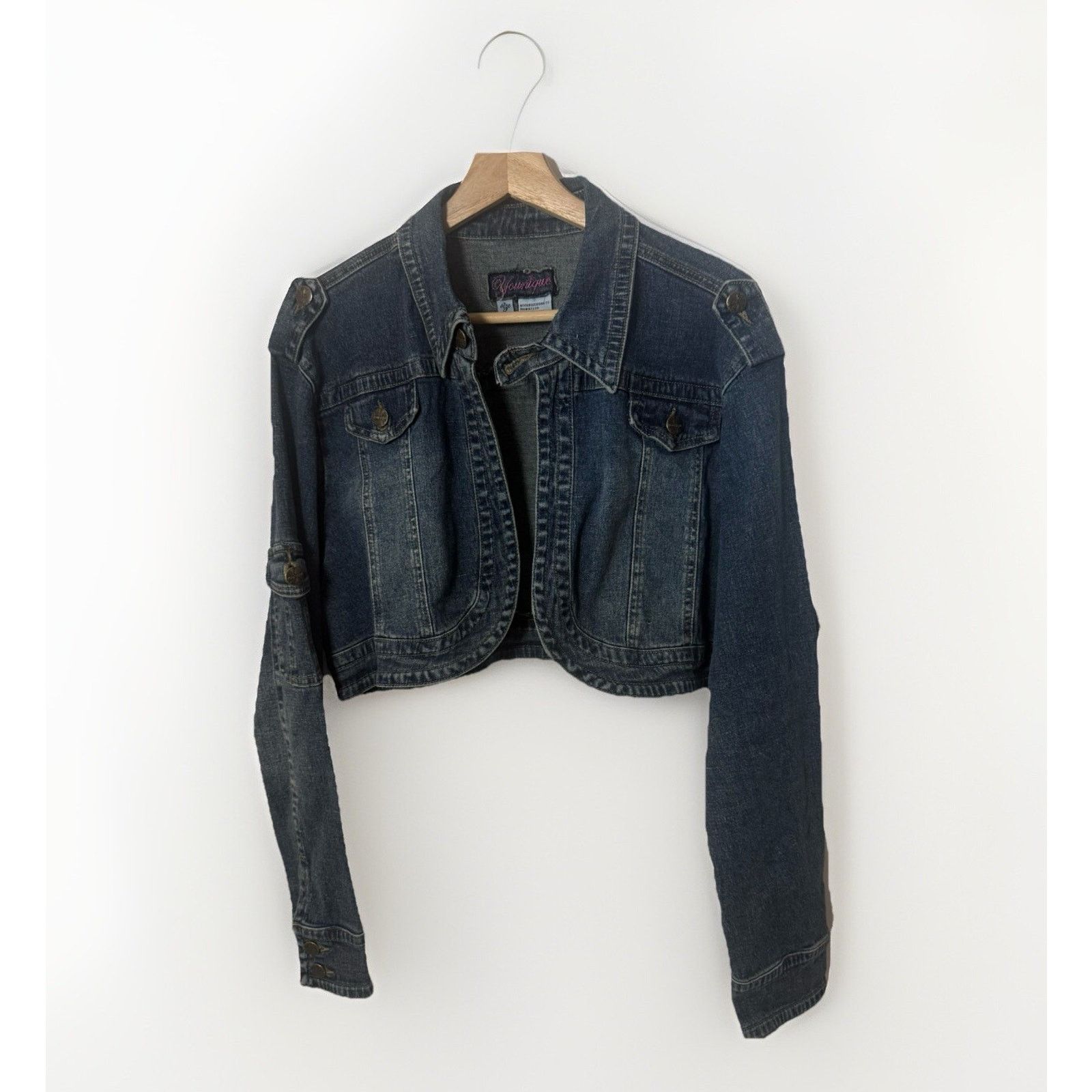 Other Younique Y2K Denim Jacket Cropped Jacket Western Bolero Size 3XL / US 20-22 - 1 Thumbnail