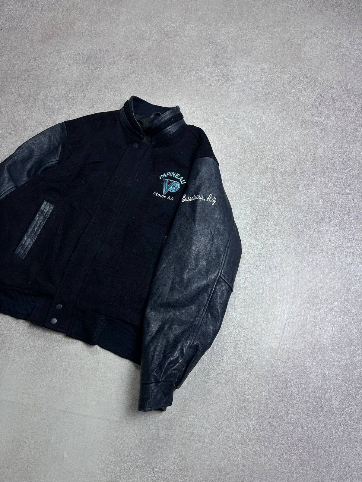Alpha Industries Vintage 90s Papineau Bomber Leather Jacket M Size US M / EU 48-50 / 2 - 5 Thumbnail