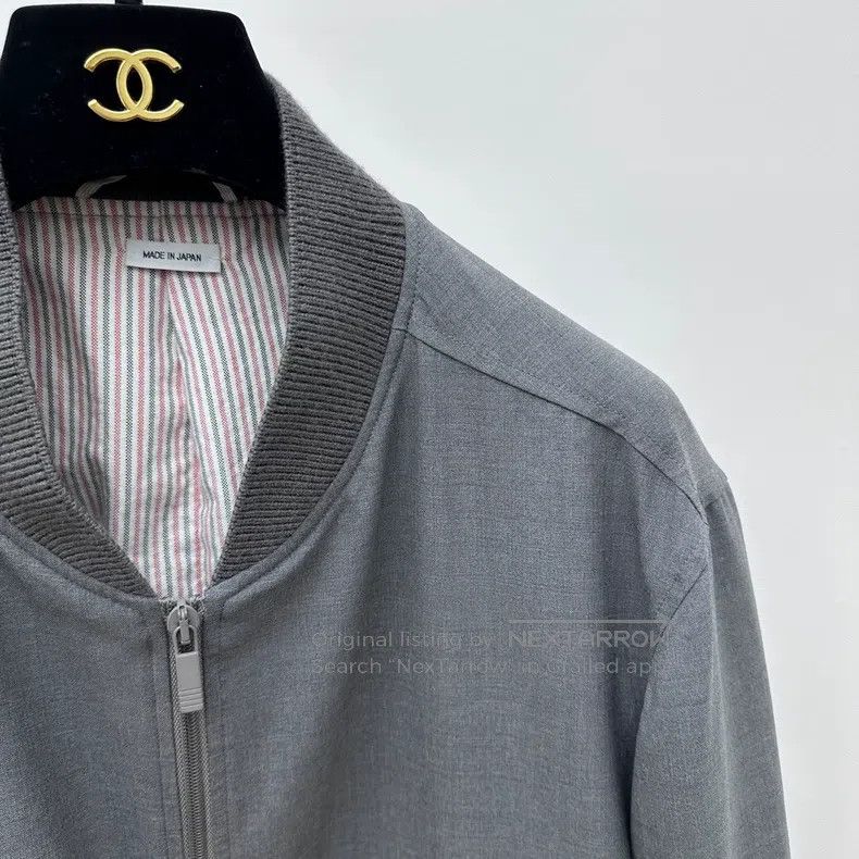 Thom Browne Thom Browne Grey jacket Size US L / EU 52-54 / 3 - 4 Thumbnail
