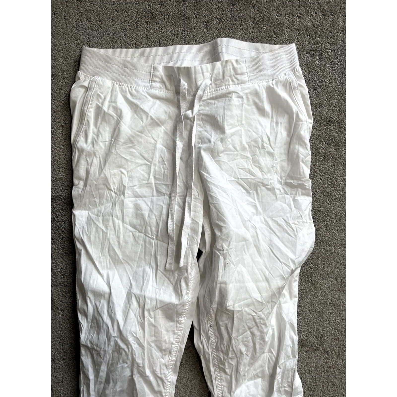 Vintage Style&co. Petite Pull-on Cuffed Ankle Pants Shiitake Ivory 8P Pants Petite 8P Women Womens Y Size 30" / US 8 / IT 44 - 2 Thumbnail