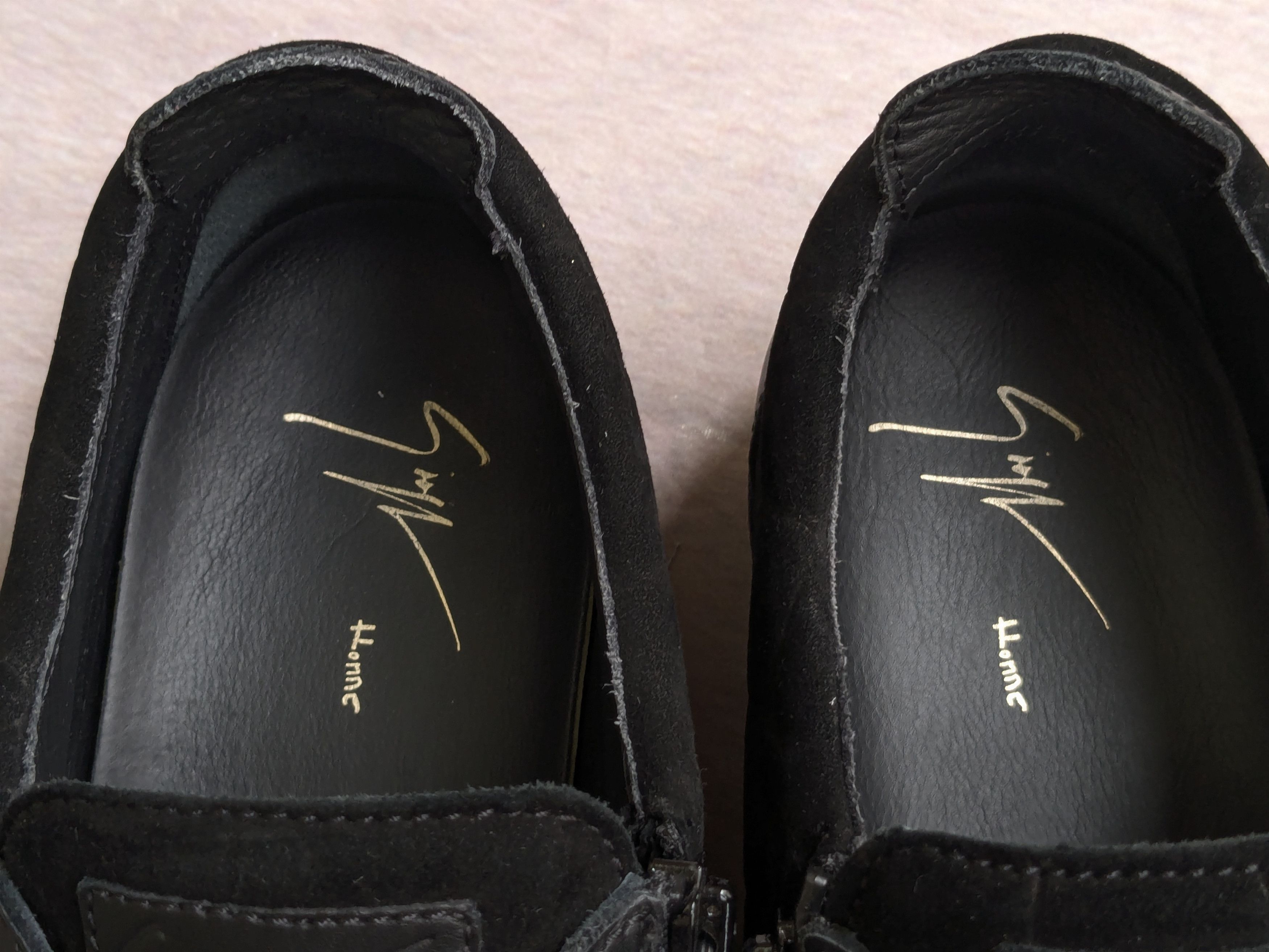 Giuseppe Zanotti Giuseppe Zanotti Sneakers Black Velvet Leather Zipper 11.5 Size US 11.5 / EU 44-45 - 6 Thumbnail