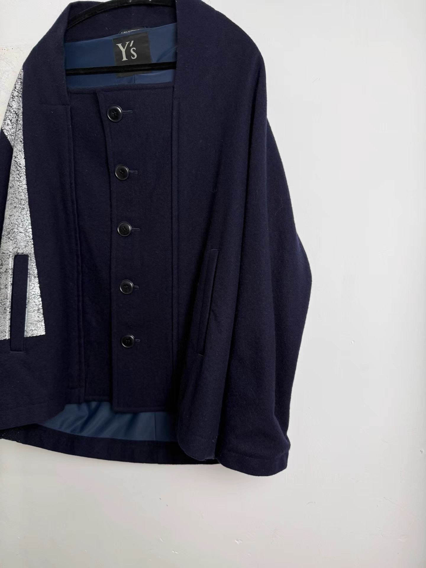 Yohji Yamamoto Yohji Yamamoto Y's Paint Effect Cape Jacket K20 Size US M / EU 48-50 / 2 - 2 Thumbnail