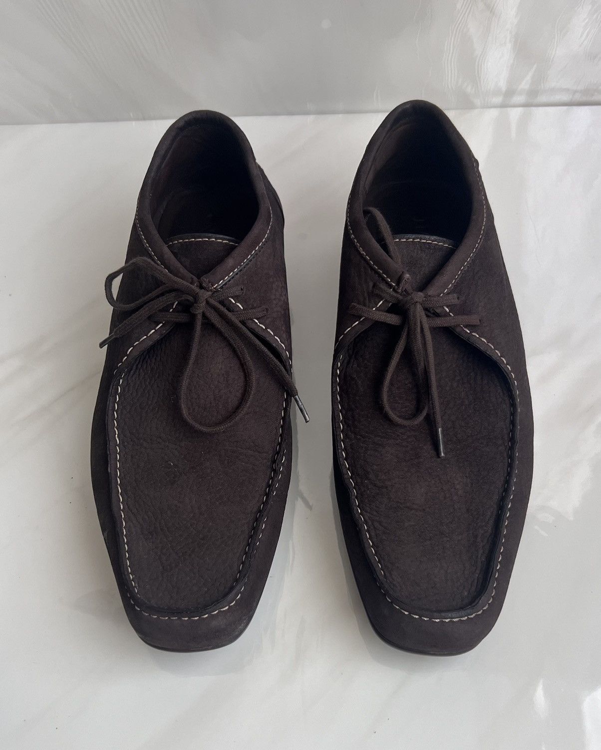 J.M. Weston J.M Weston Men’s Brown suede chukka lace up Dress shoes Size US 7.5 / EU 40-41 - 11 Thumbnail