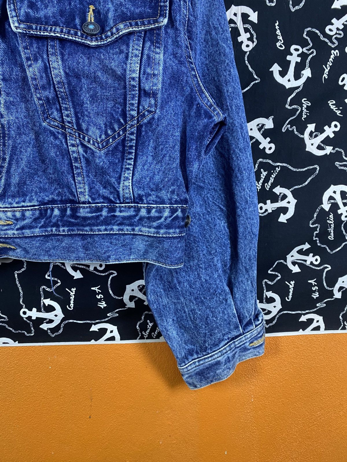 Edwin Vintage SOMETHING EDWIN Japanese Denim Jacket Blue Selvedge Size M / US 6-8 / IT 42-44 - 10 Thumbnail