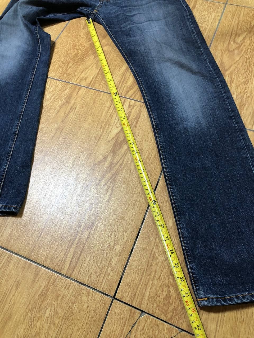 Nudie Jeans NUDIE STEADY EDDIE Blue Wash Denim Straight Jeans Size US 30 / EU 46 - 17 Thumbnail