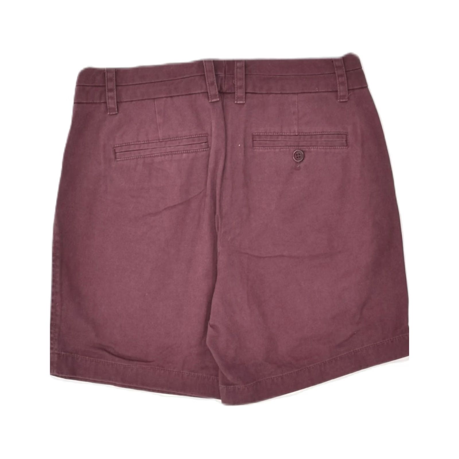 J.Crew J. CREW Womens Chino Shorts Maroon Cotton US 4 Small W30 Size 28" / US 6 / IT 42 - 2 Thumbnail