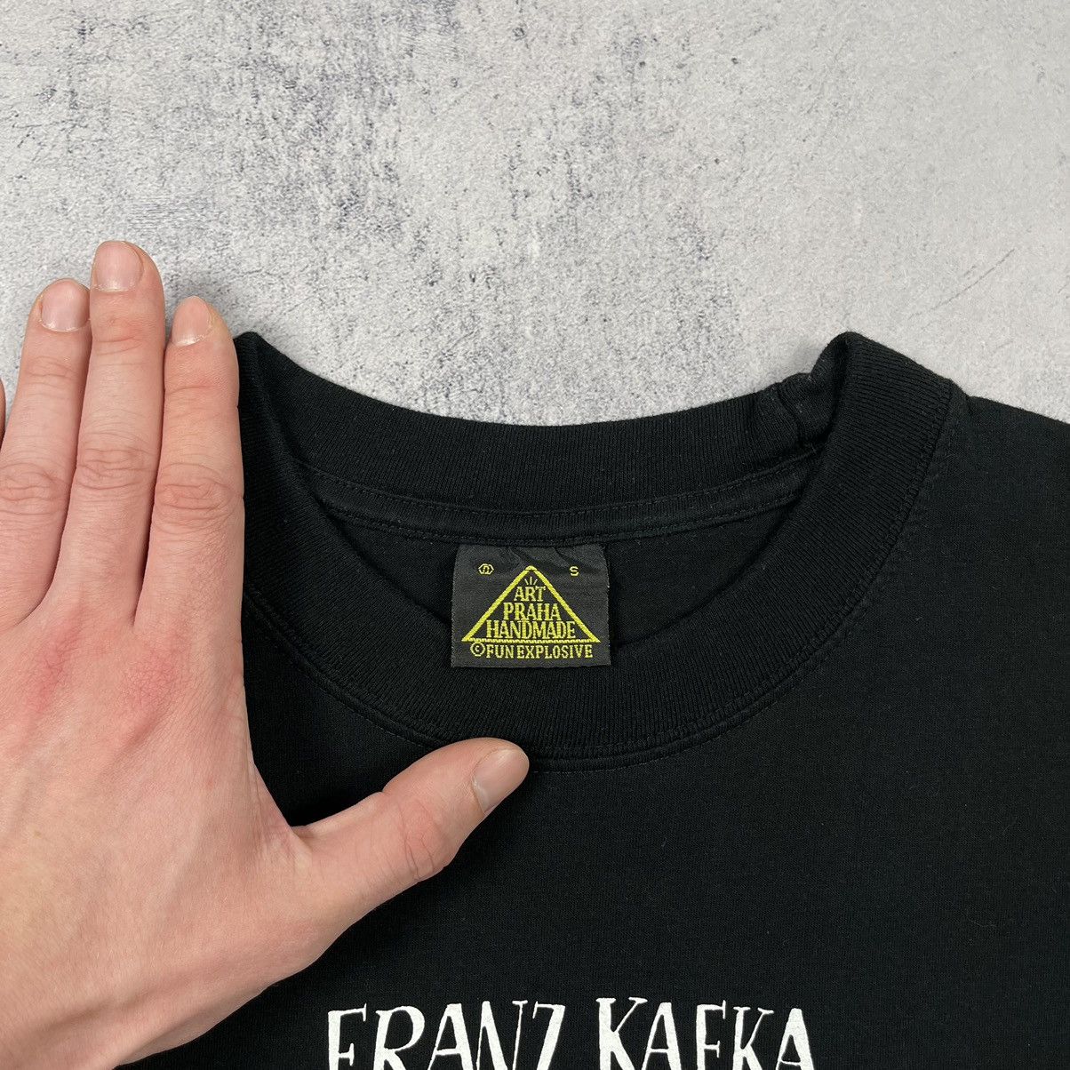 Vintage Vintage Franz Kafka Prague art tee 1991 Size US S / EU 44-46 / 1 - 5 Thumbnail