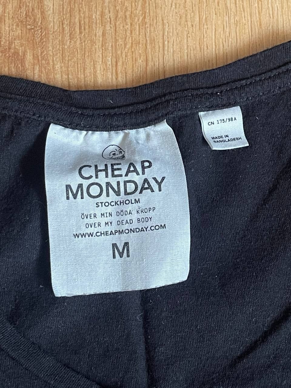 Cheap Monday × Vintage Cheap Monday “ over my dead body” tee shirt Size US M / EU 48-50 / 2 - 9 Thumbnail