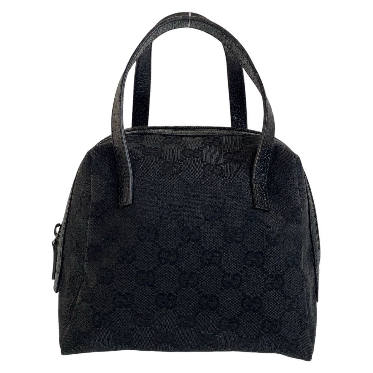 Gucci Gucci Gucci GG Canvas/Leather Handbag Vanity Bag 124542 Canvas Handbag 124542 in Very Good Condition Size ONE SIZE - 1 Thumbnail