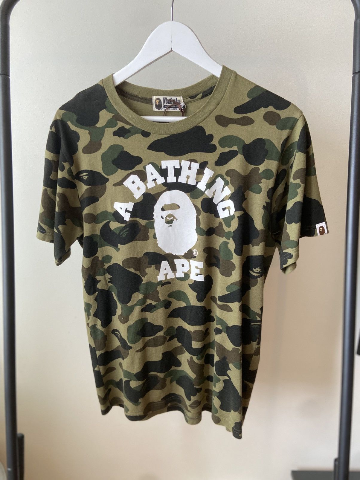 Bape Bape 1st camo green tee Size US M / EU 48-50 / 2 - 1 Thumbnail