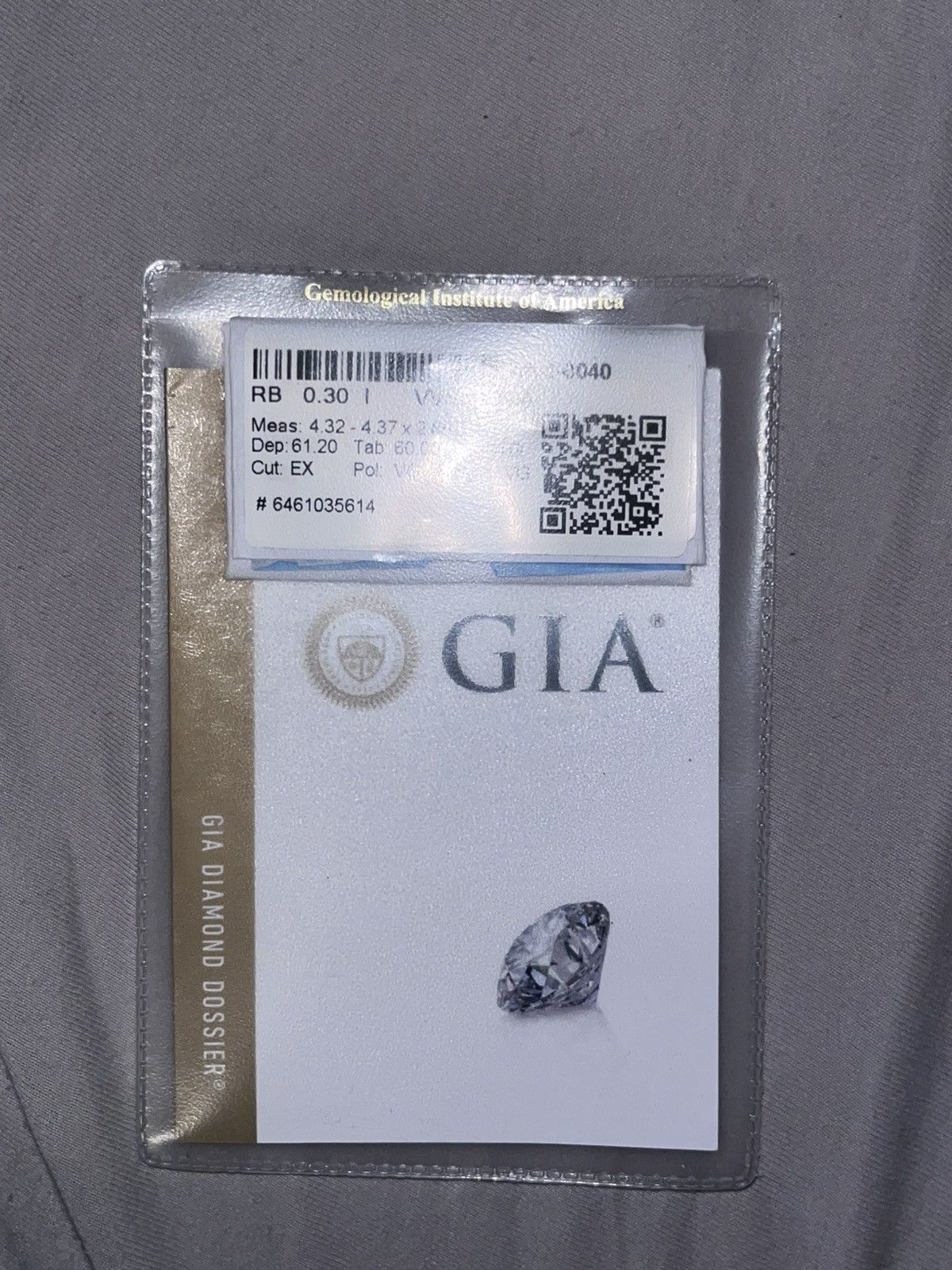 Other GIA VVS1 0.30ct Diamond Size ONE SIZE - 1 Thumbnail