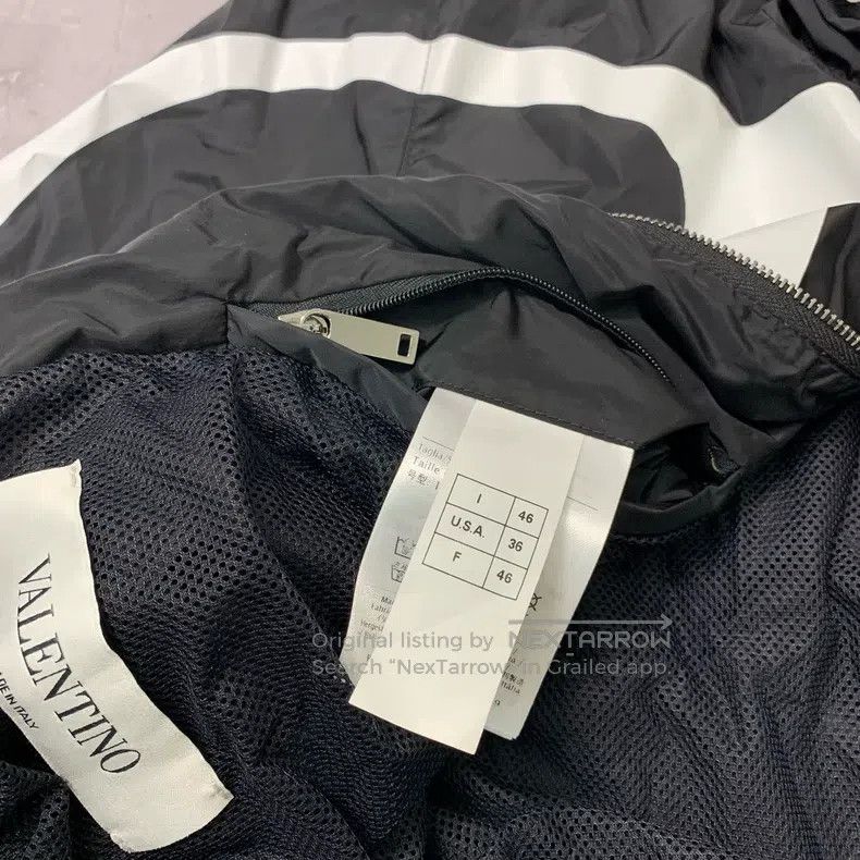 Valentino Valentino Black and white logo jacket Size US M / EU 48-50 / 2 - 5 Thumbnail