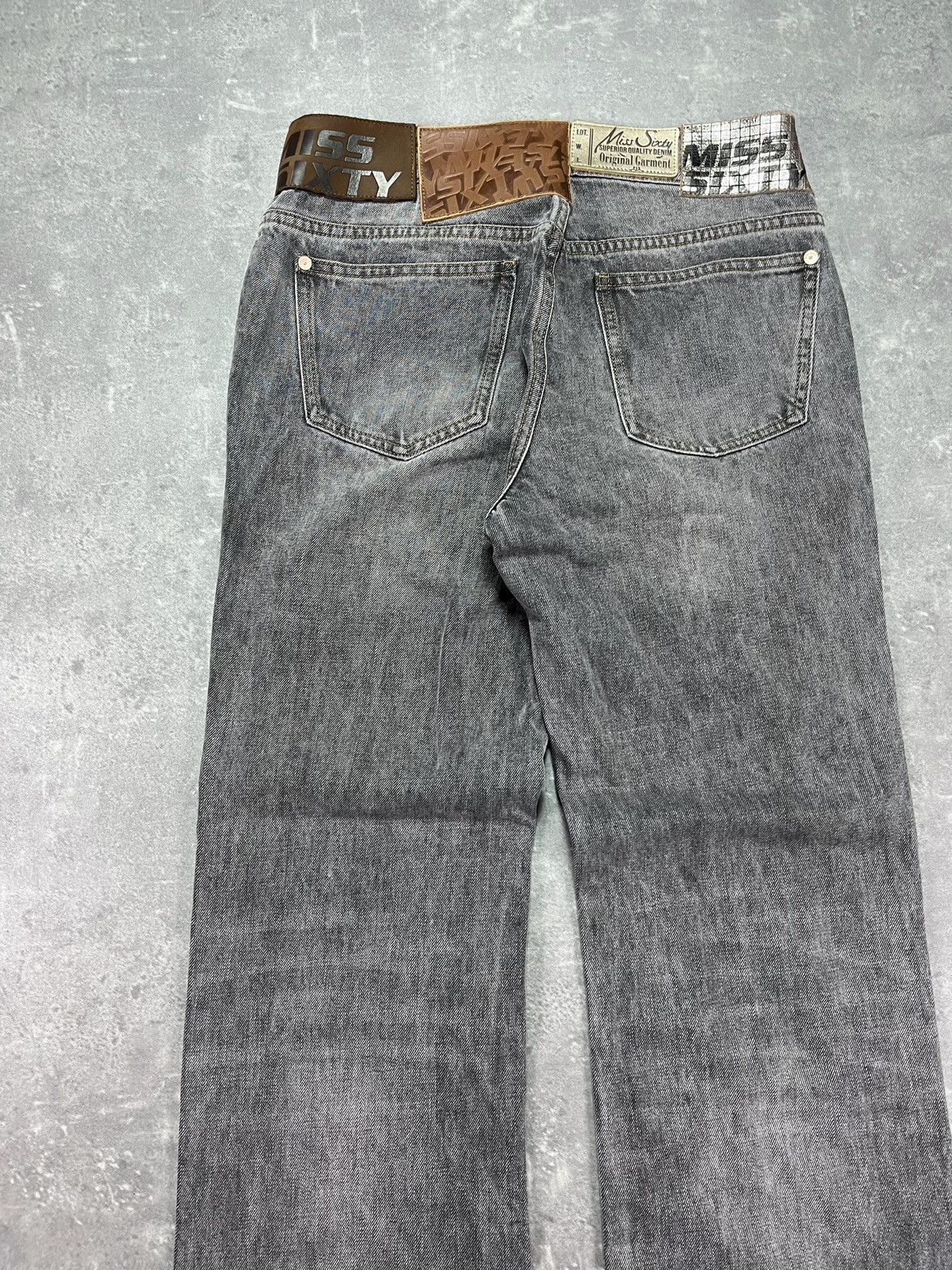 Miss Sixty Miss Sixty Rare Multilogo Patches Flared Bootcut Denim Jeans Size 30" / US 8 / IT 44 - 9 Thumbnail