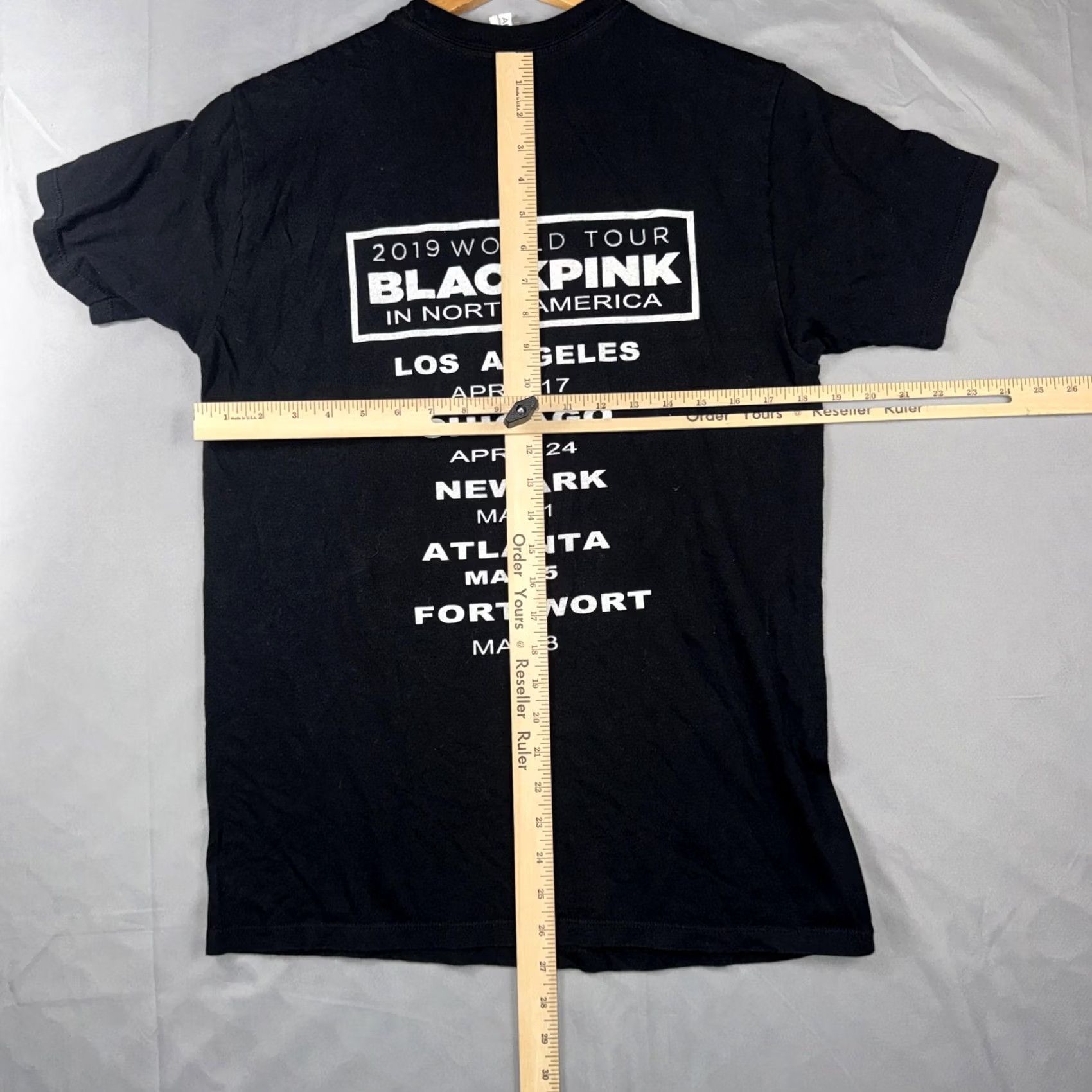 Vintage Blackpink Shirt Mens Medium Black Kill This Love 2019 World Tour Graphic Tee Size US M / EU 48-50 / 2 - 6 Thumbnail