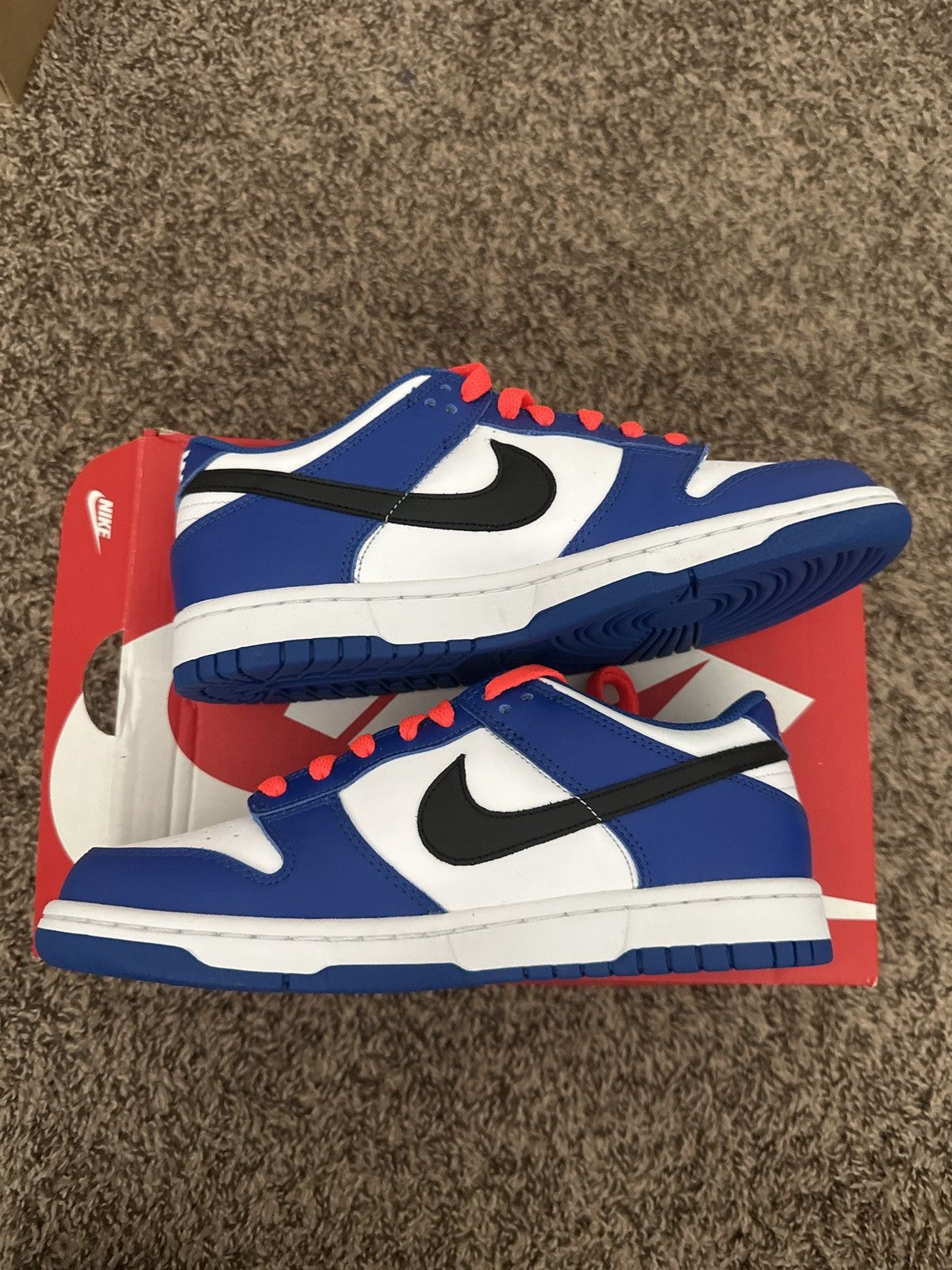 Nike Nike Dunk Crimson Game Royal (GS) Size US 6 / EU 39 - 2 Thumbnail