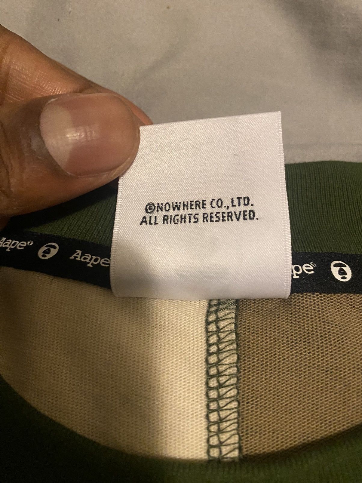 Aape AAPE Camo embroidered tee Size US M / EU 48-50 / 2 - 5 Thumbnail