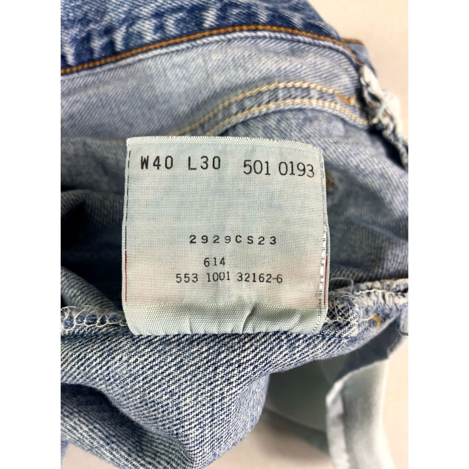 Levi's VINTAGE Levi's 501 Denim Jeans Mens 40x30 Blue USA Y2K Size US 37 - 3 Thumbnail