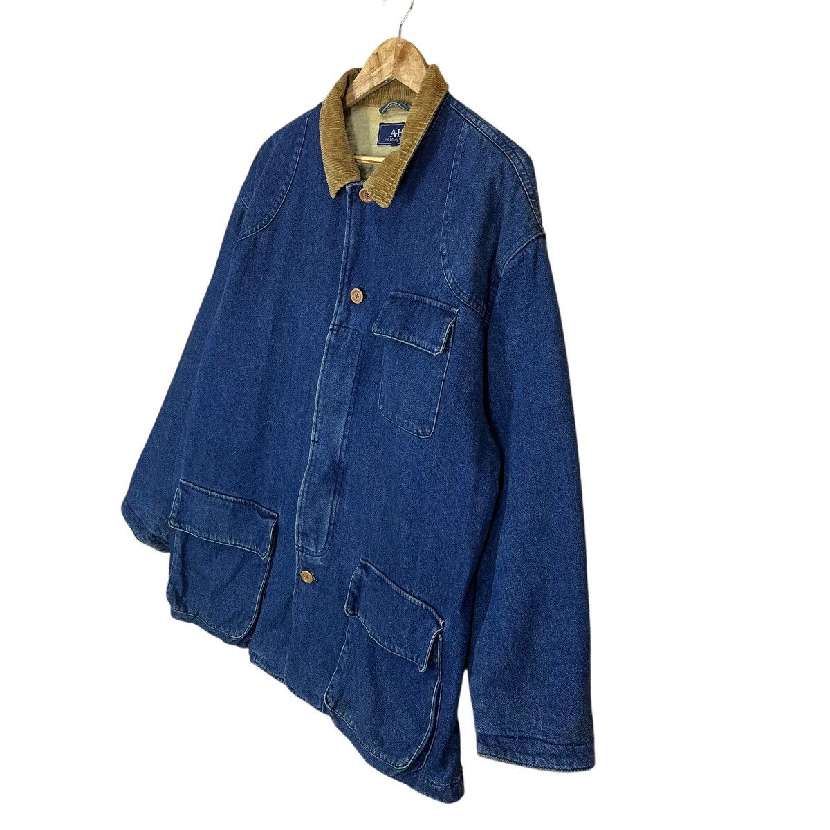 ABAHOUSE Vintage 90s ABAHOUSE Denim Chore Jacket Size US XL / EU 56 / 4 - 3 Thumbnail