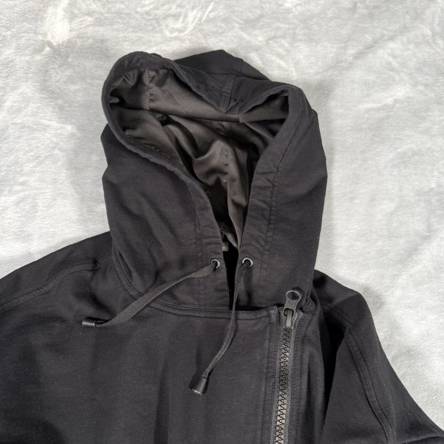 Blanc Noir Blanc Noir Yolo Anorak Coat Jacket Womens S Oversized Long Fit Stretch Black Jacket Womens S Black Cotton Zip Long Sleeve Hipster Casual Vintage: No Size S / US 4 / IT 40 - 5 Thumbnail
