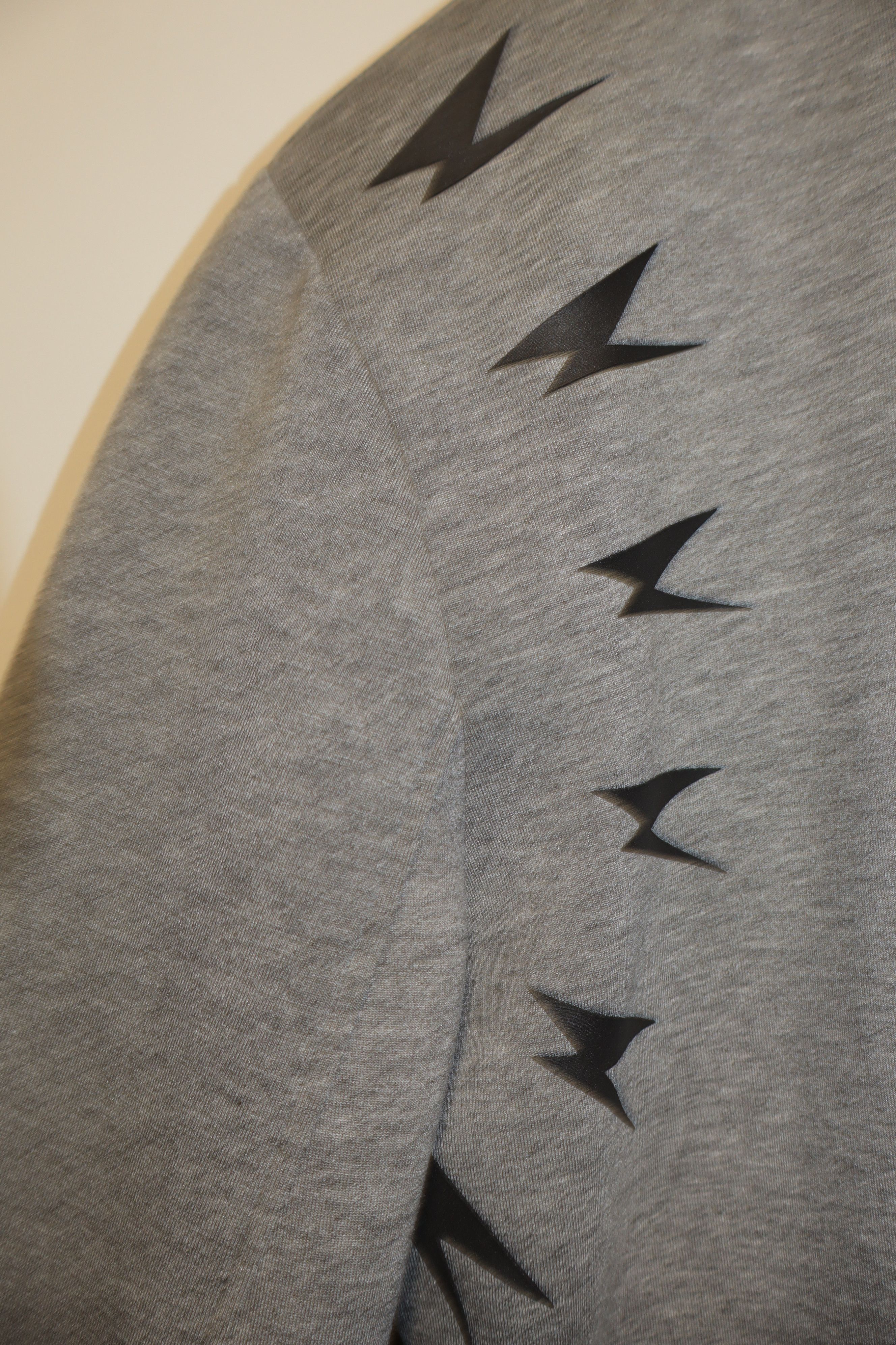 Neil Barrett Neoprene bolts print sweatshirt Size US XL / EU 56 / 4 - 7 Thumbnail