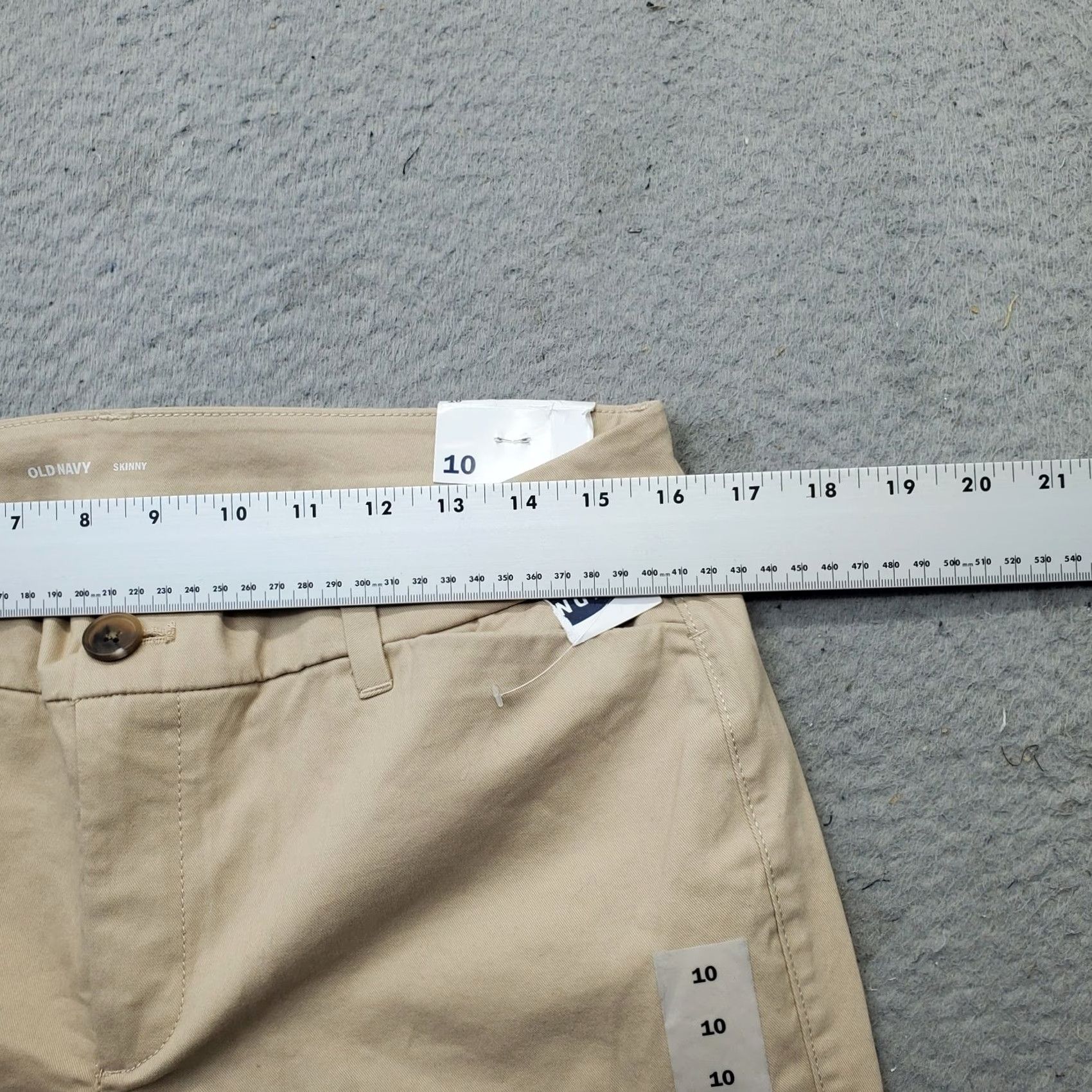 Old Navy Old Navy Chino Pants Womens Size 10 Tan Cotton Slash Pocket Formal Skinny Leg Size 32" / US 10 / IT 46 - 6 Thumbnail