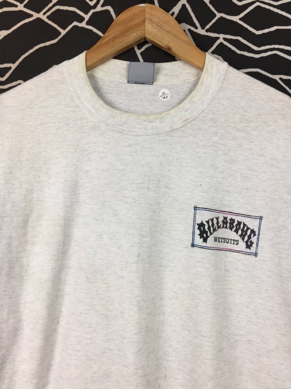 Billabong Vtg 90s Billabong Wetsuits Single Stitch Surf Skate Tee Size US L / EU 52-54 / 3 - 9 Thumbnail
