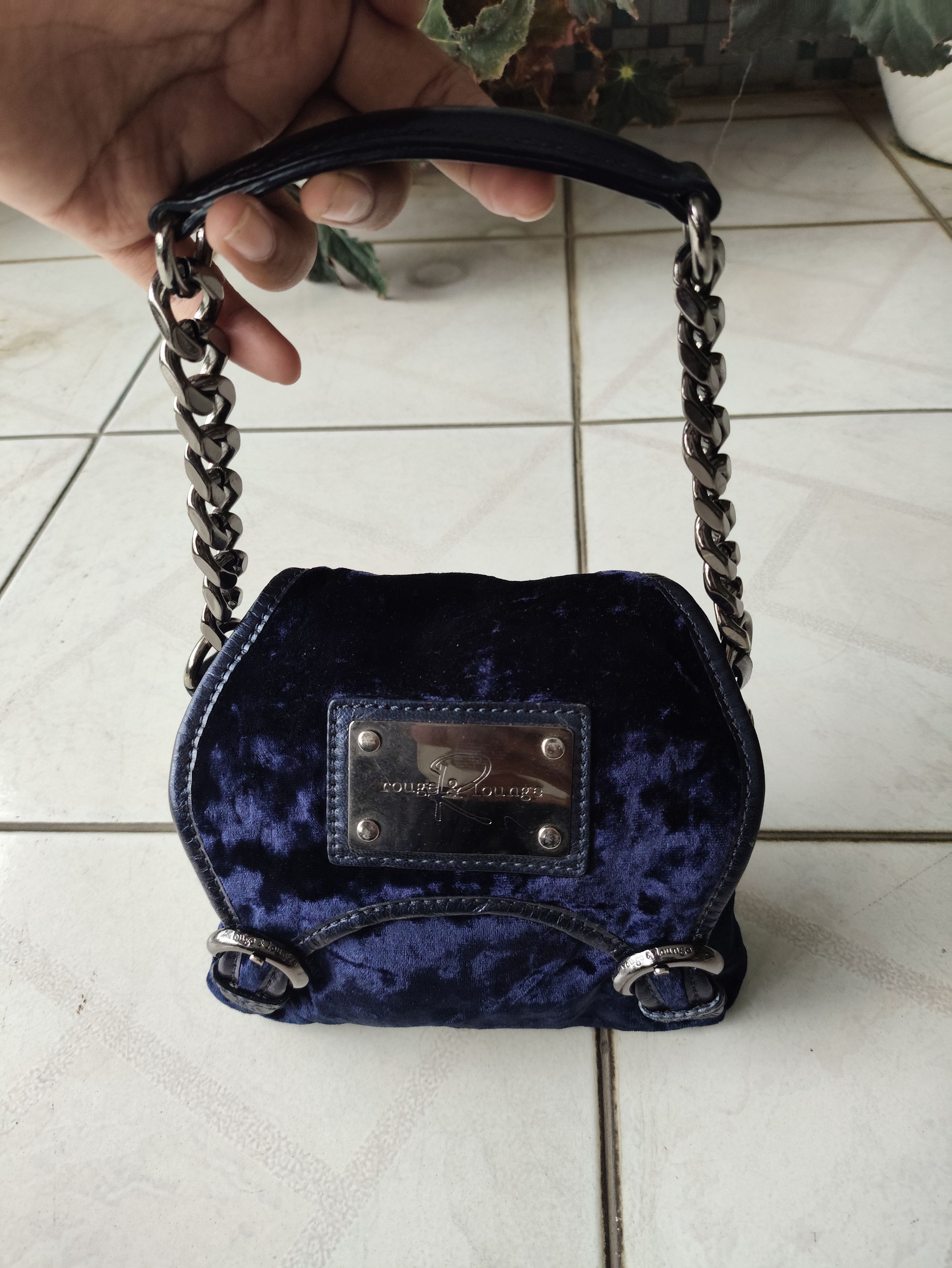 Other Rounge & Lounge Velvet mix Leather Size ONE SIZE - 1 Thumbnail