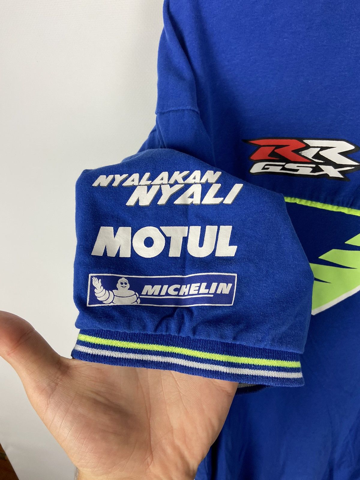 Vintage Team Suzuki Ecstar Official Merchandise Men’s Blue T-Shirt Size US XXL / EU 58 / 5 - 8 Thumbnail