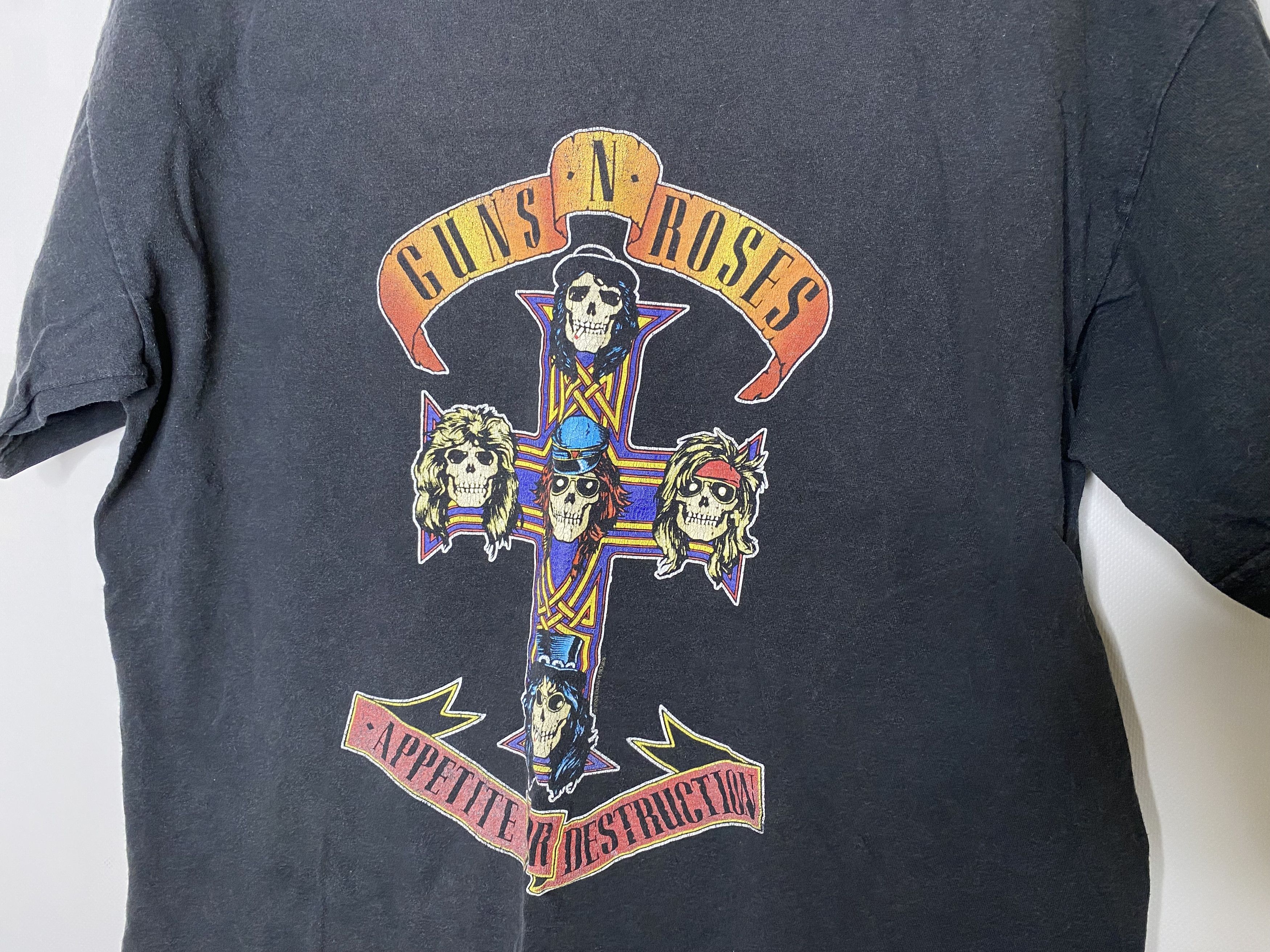 Guns N' Roses × Vintage VINTAGE GUNS N ROSES "APPETITE FOR DESTRUCTION" ROCK T SHIRT Size US L / EU 52-54 / 3 - 4 Thumbnail