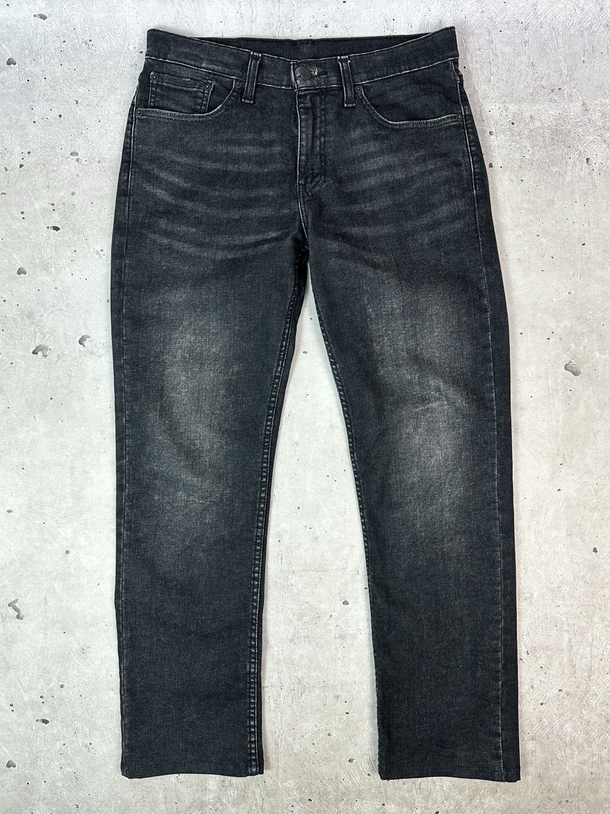 Levi's Levi’s 511 Grey Washed Cotton Straight Men’s Jeans Size US 32 / EU 48 - 2 Thumbnail