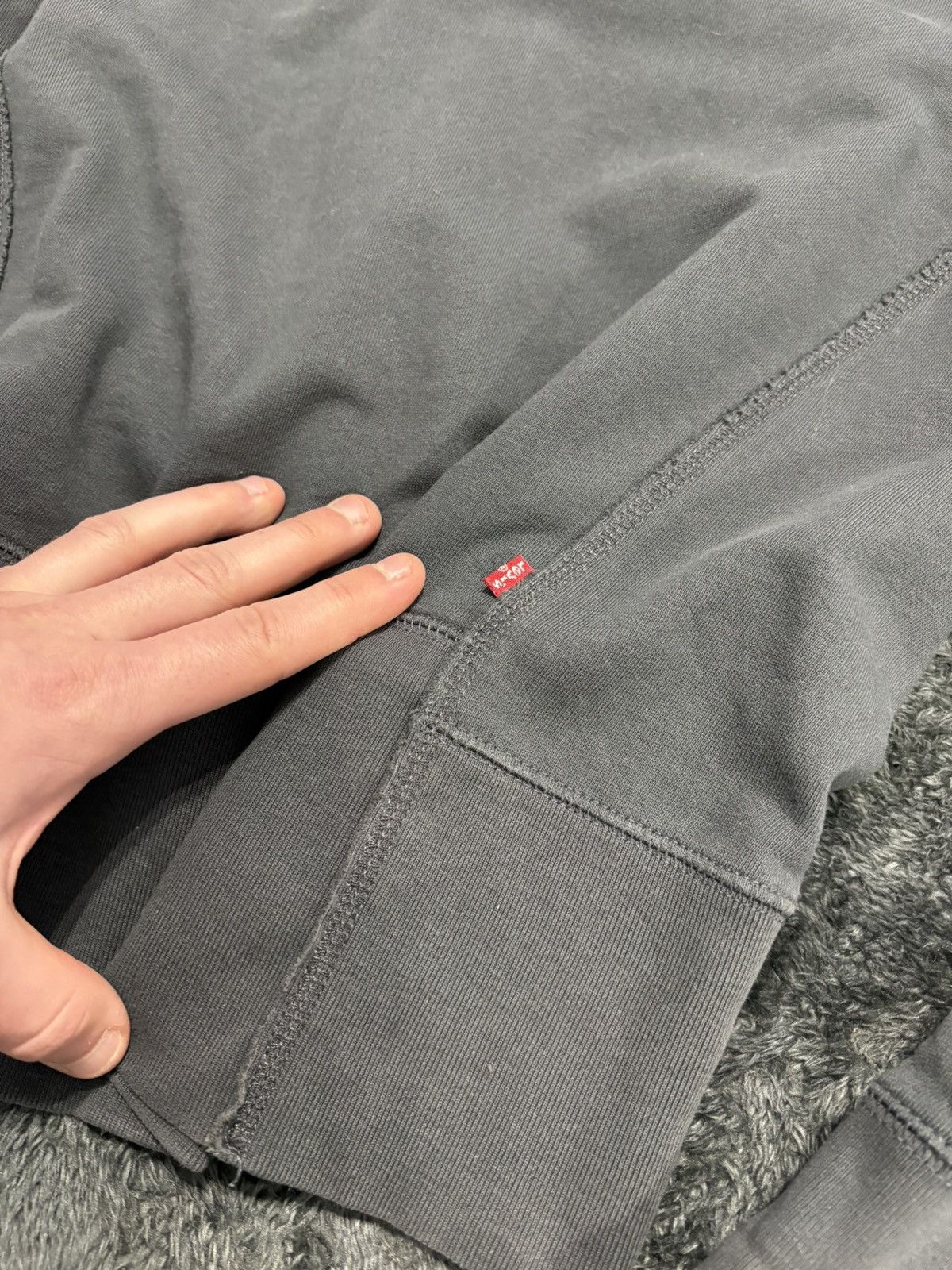 Levi's Vintage Clothing Vintage Levis Full Zip Y2K Grey Japanese Hoodie Size US M / EU 48-50 / 2 - 10 Thumbnail