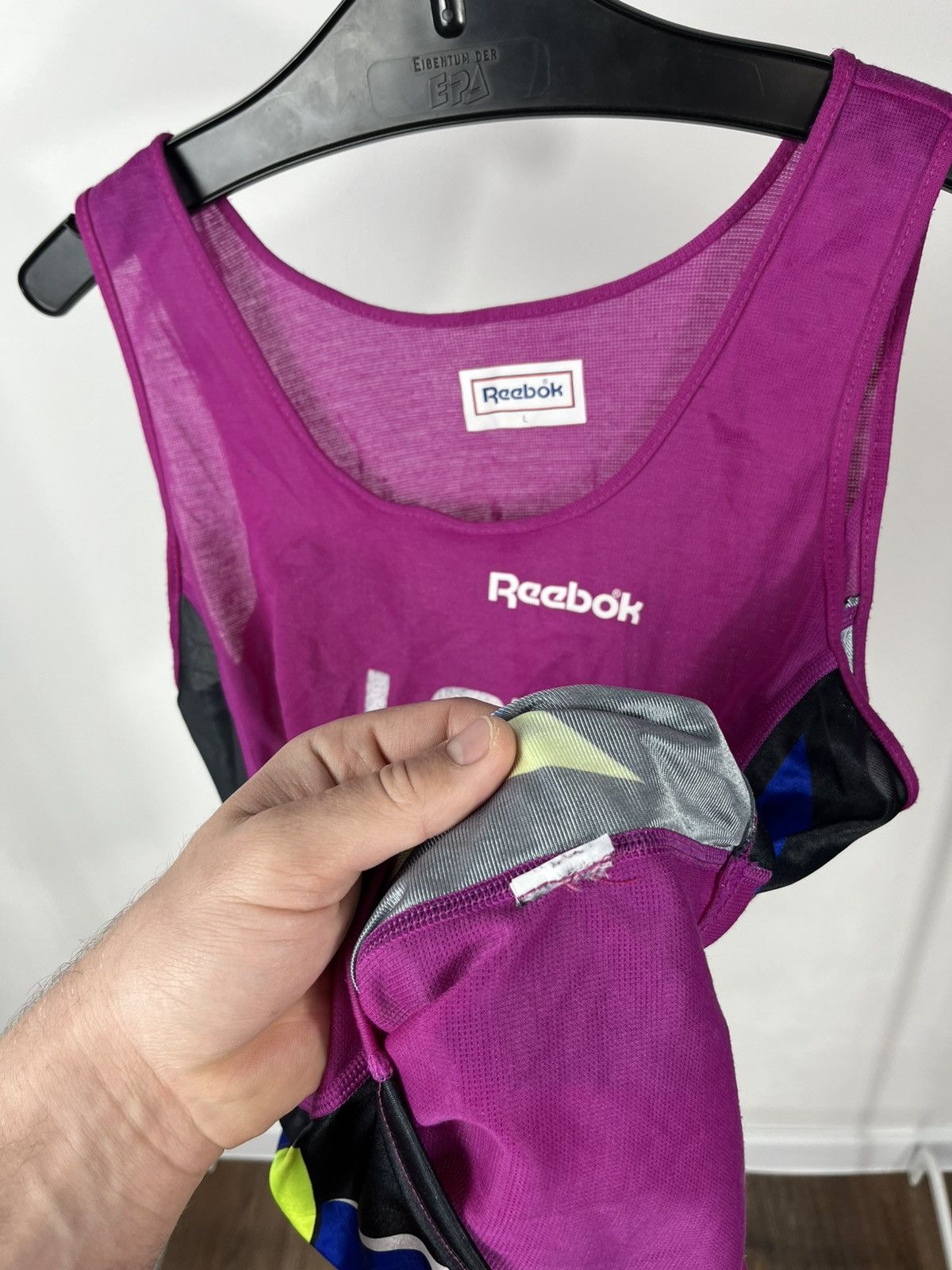 Reebok Reebok Women Tank Top LCT Innsbruck Running Sport Shirt L Size L / US 10 / IT 46 - 6 Thumbnail