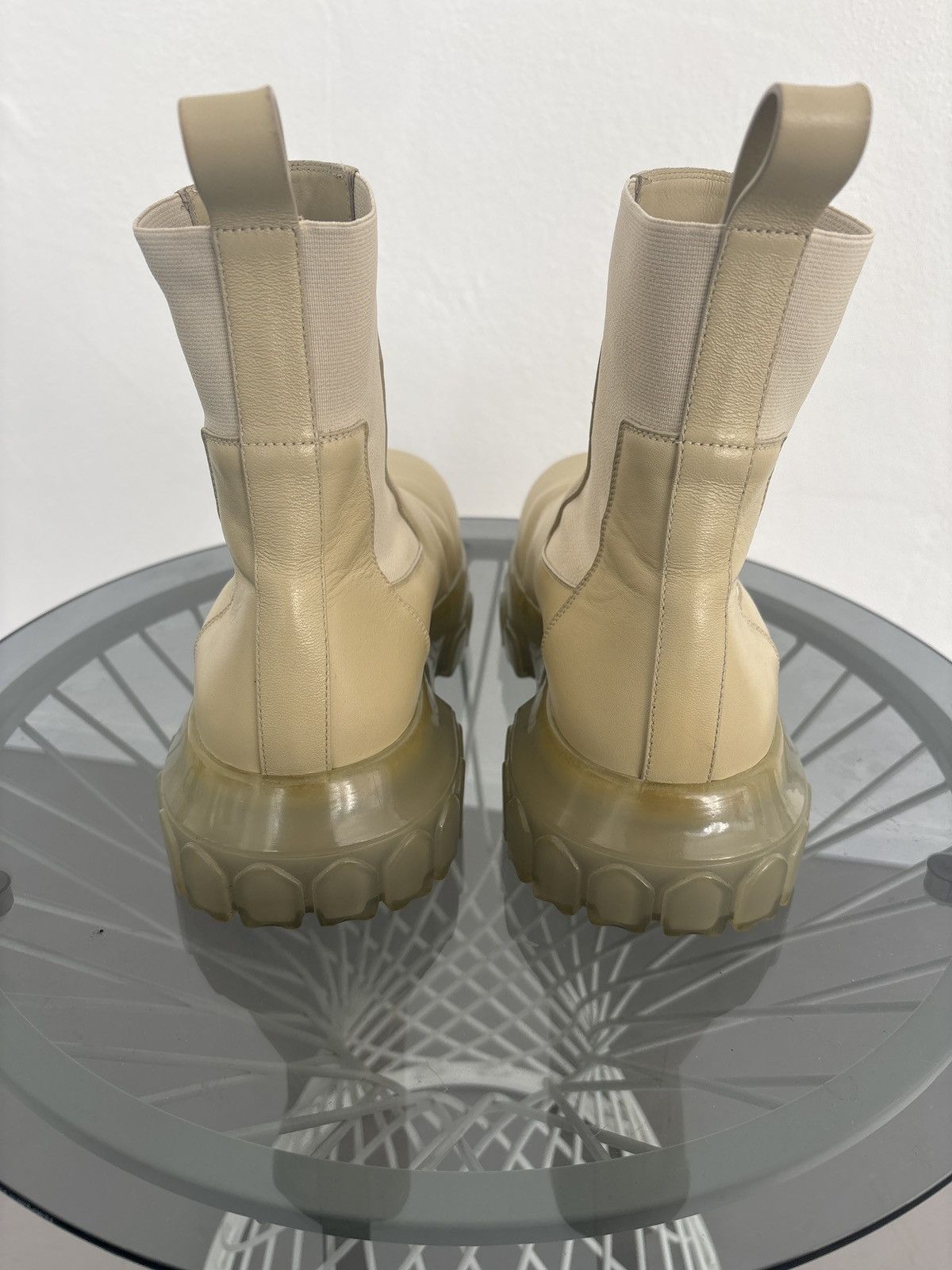 Rick Owens Rick Owens Beatle Bozo Tractor Vanilla Size US 9.5 / IT 39.5 - 2 Thumbnail
