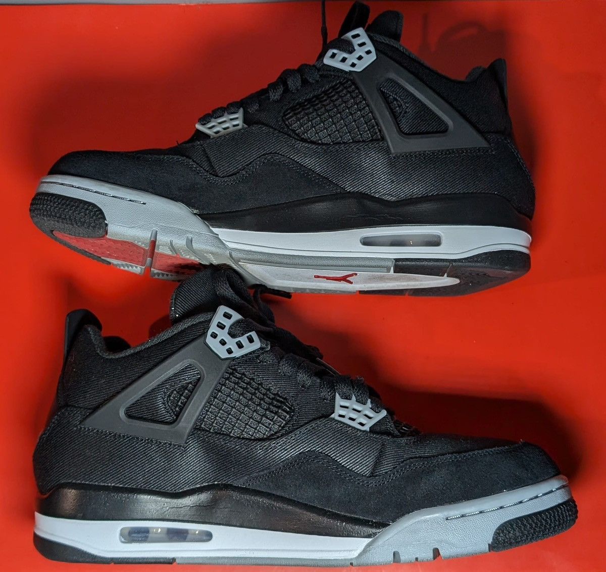 Jordan Brand Size 10 - Jordan 4 Retro SE Black Canvas Size US 10 / EU 43 - 2 Thumbnail