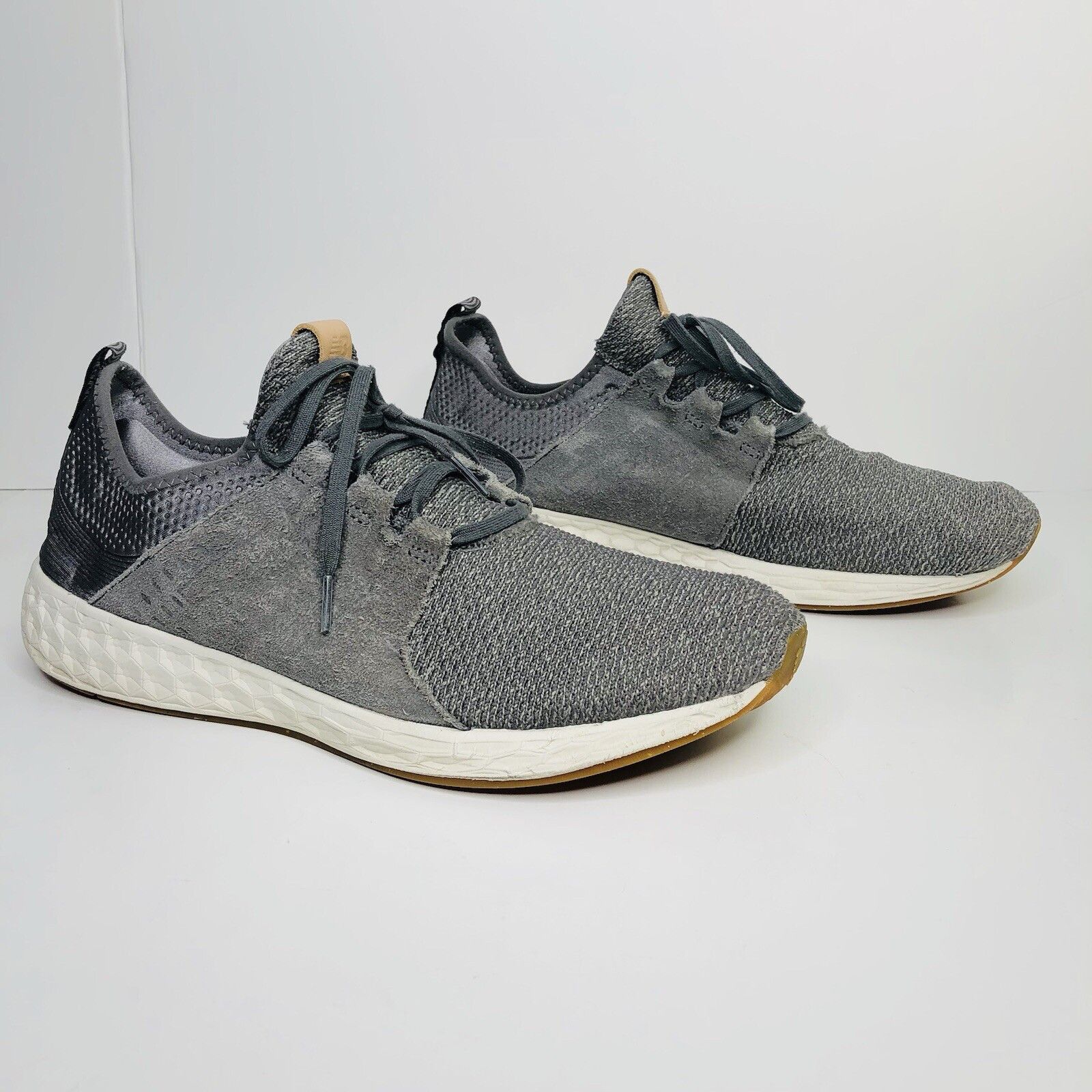 New Balance NB Fresh Foam Cruz V1 Gray Athletic Sneakers Sz14 Castlerock Size US 14 / EU 47 - 3 Thumbnail
