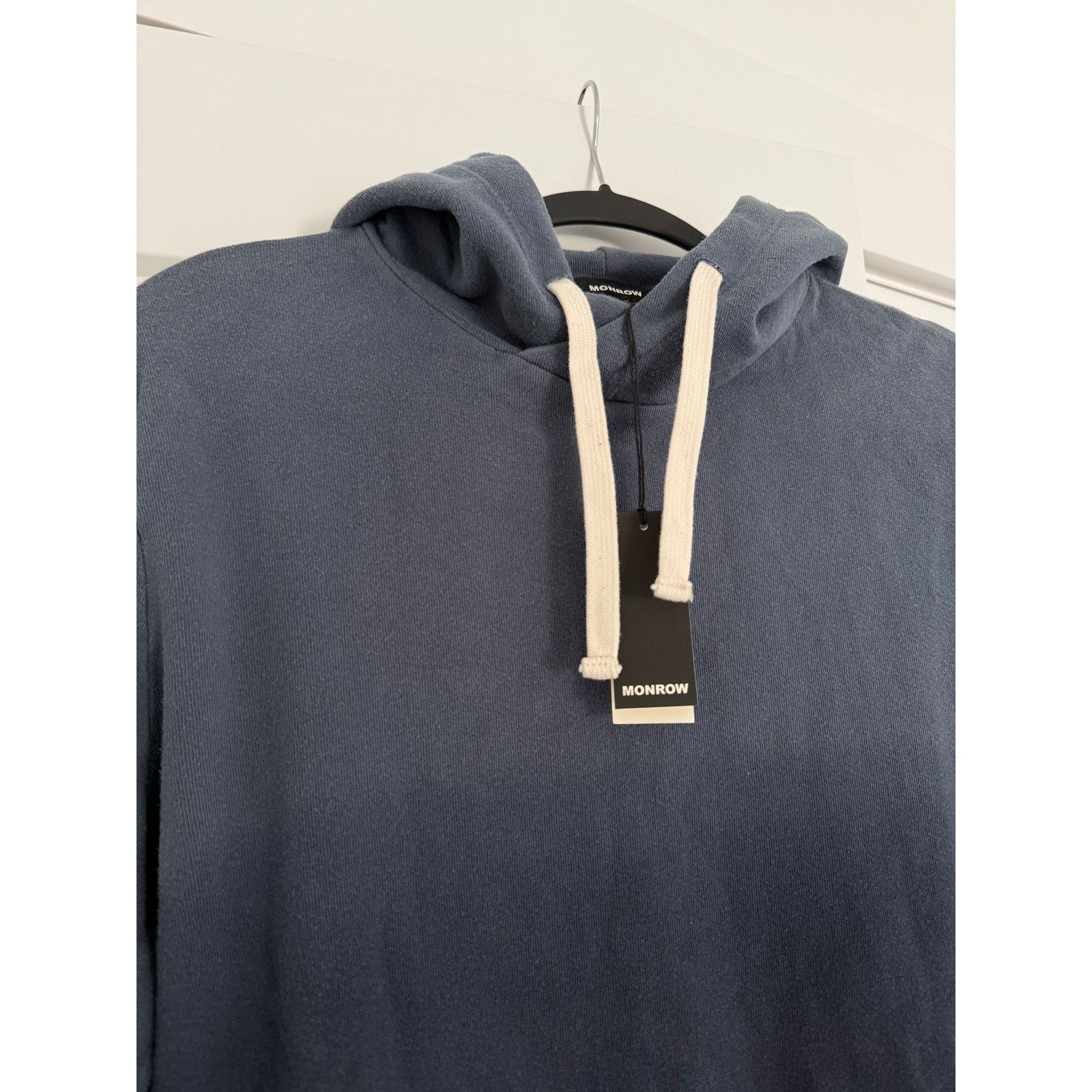 MONROW $143 New Monrow Men’s Blue Steel Ombré Terry Hoodie - Small Size US S / EU 44-46 / 1 - 3 Thumbnail