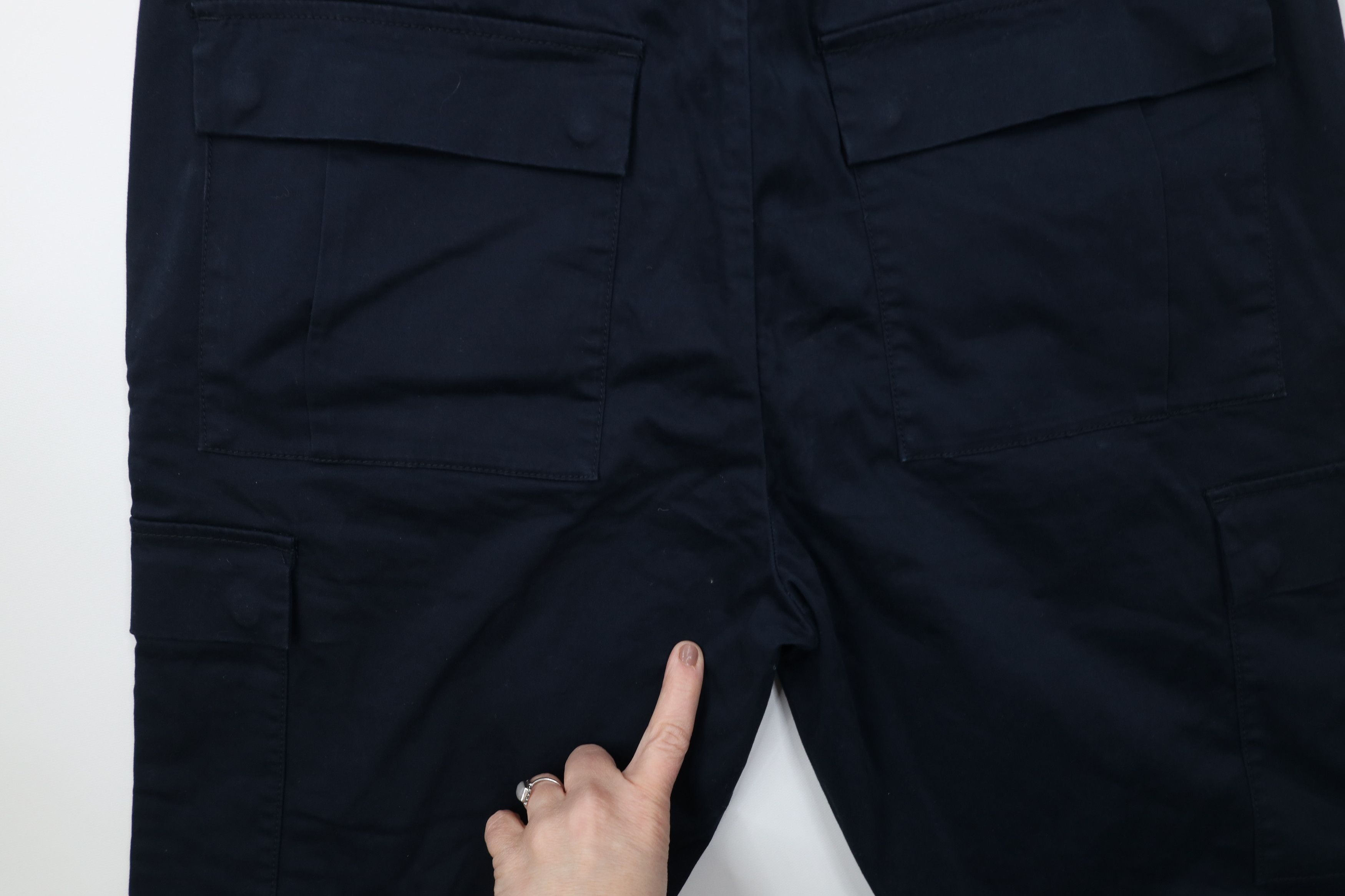 Nautica Deadstock Vintage Y2K Nautica Surplus Cargo Pants Navy Blue Size US 36 / EU 52 - 11 Thumbnail