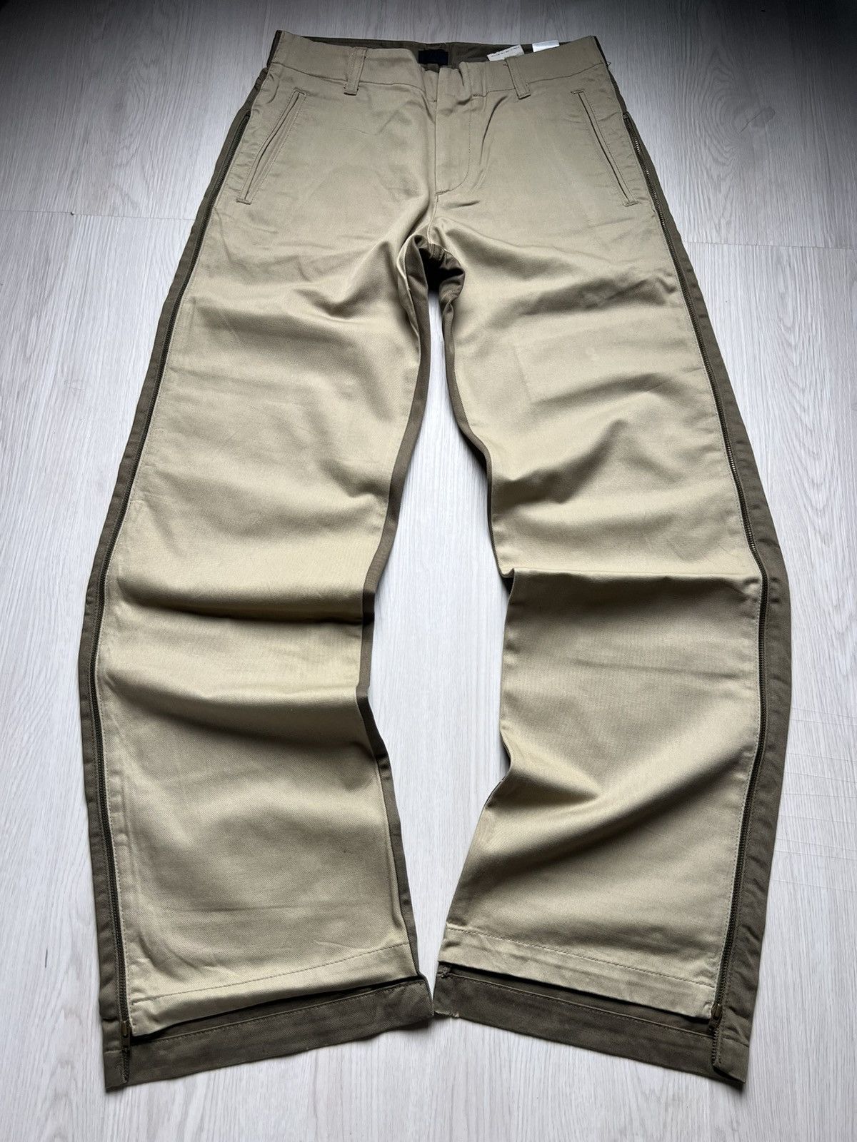 Dolce & Gabbana 2000s Dolce Gabbana Side Zip Two Tone Utility Pants 6 Pocket Size US 30 / EU 46 - 2 Thumbnail