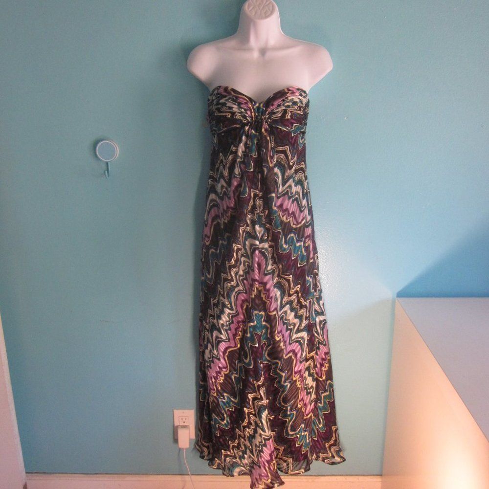 Laundry by Shelli Segal Laundry Shelli Segal Long Formal Silk Dress Size 4 Size S / US 4 / IT 40 - 7 Thumbnail