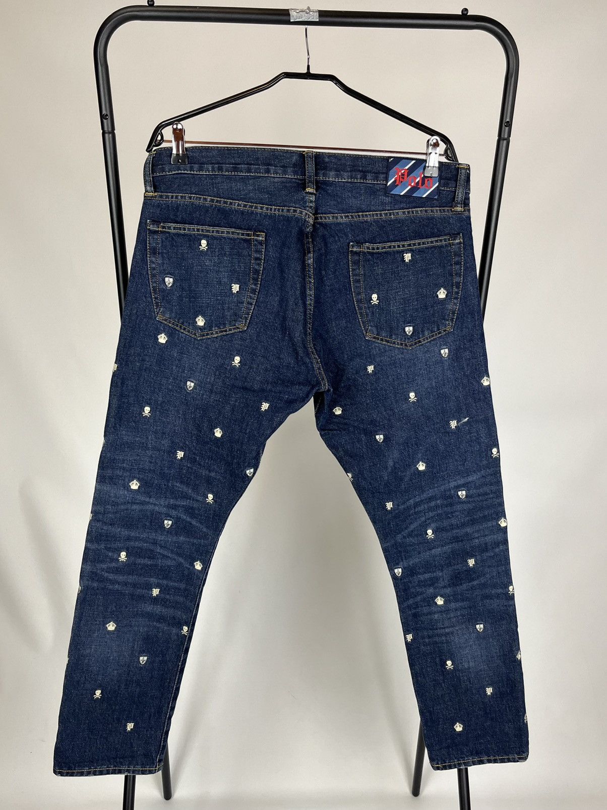 Polo Ralph Lauren Men's Jeans Ralph Lauren Polo sullivan slim embroidered jean Size US 34 / EU 50 - 3 Thumbnail
